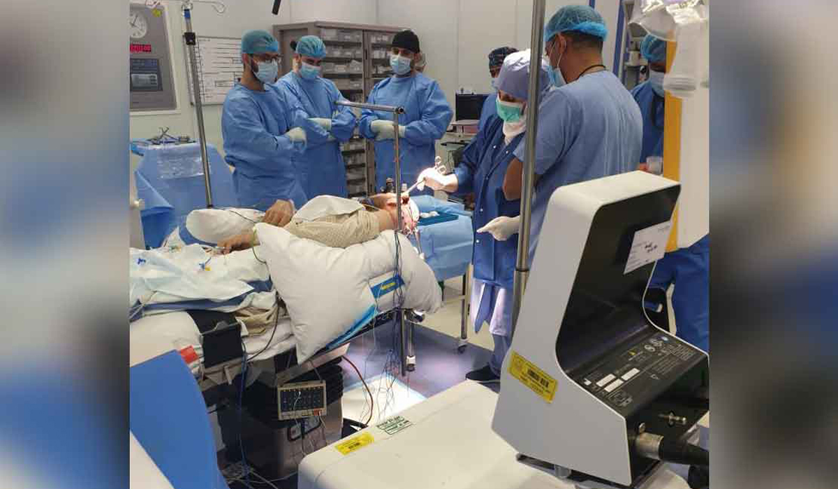 Brain tumor removal procedure